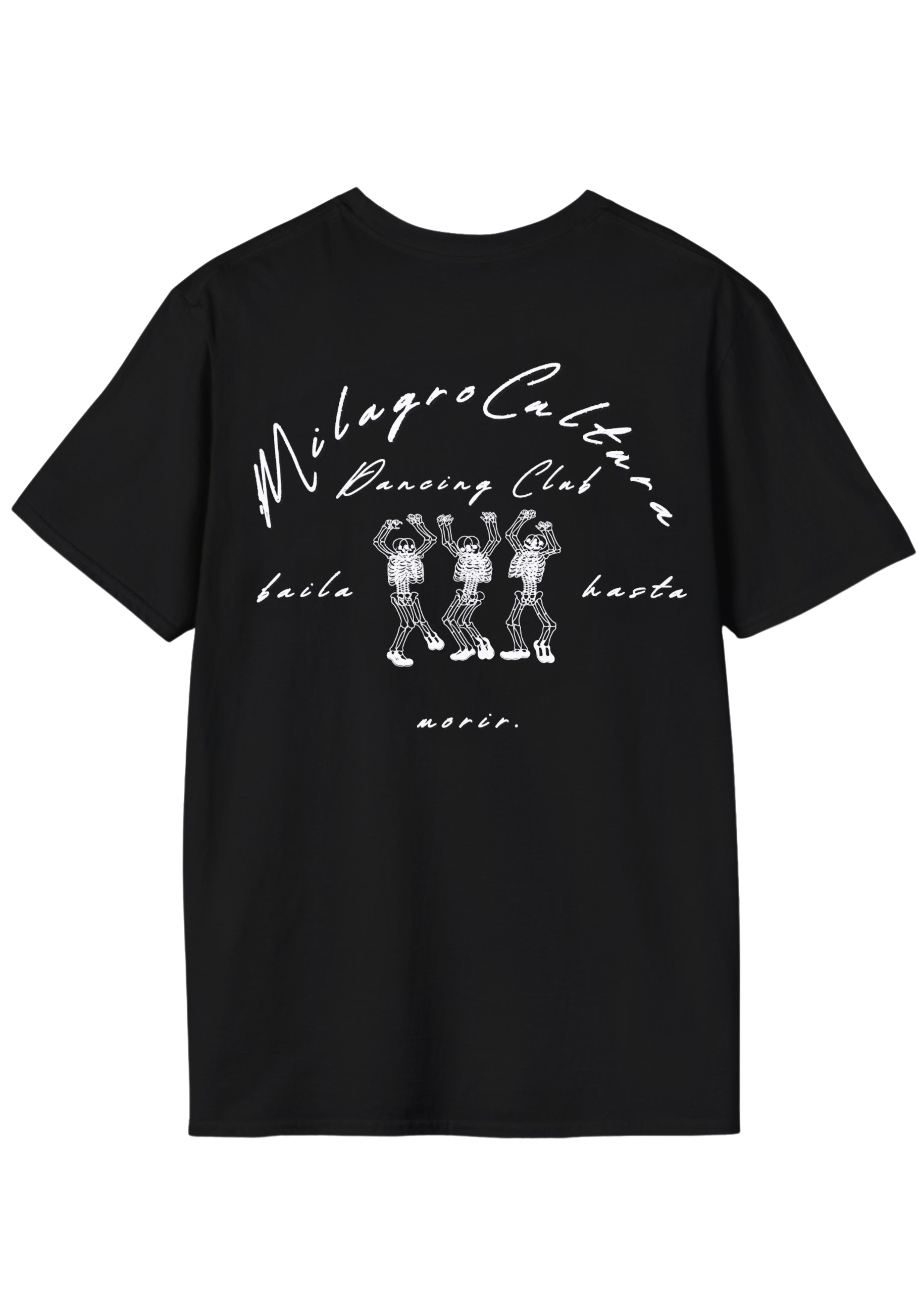 MILAGRO CULTURA DANCING CLUB. (WHITE-BLACK)
