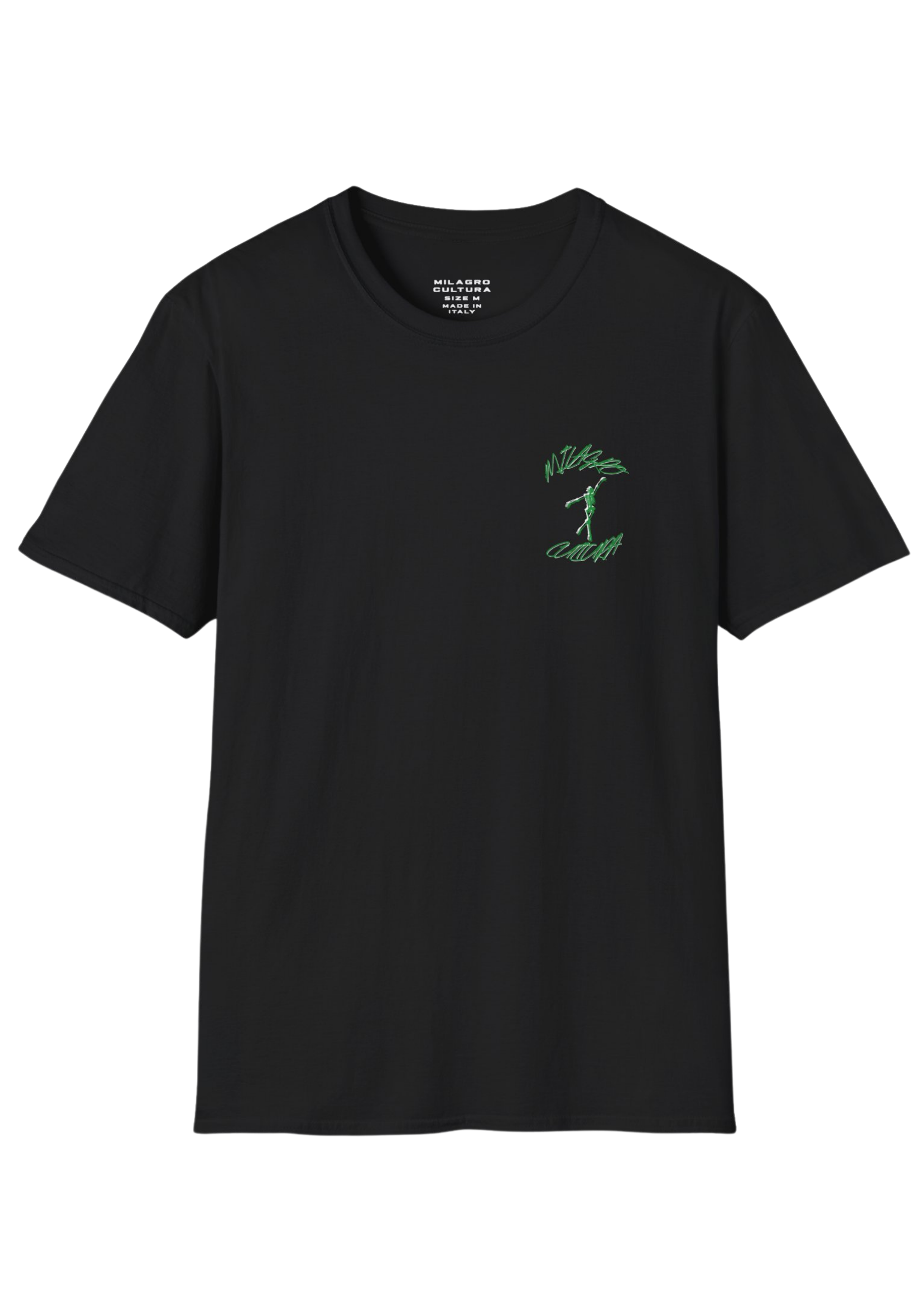 SCHELETRO DANZANTE, verde,bianco/nero